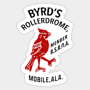 BYRDS ROLLERDROME Sticker